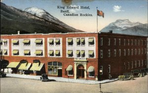 Banff Ontario King Edward Hotel Vintage Postcard