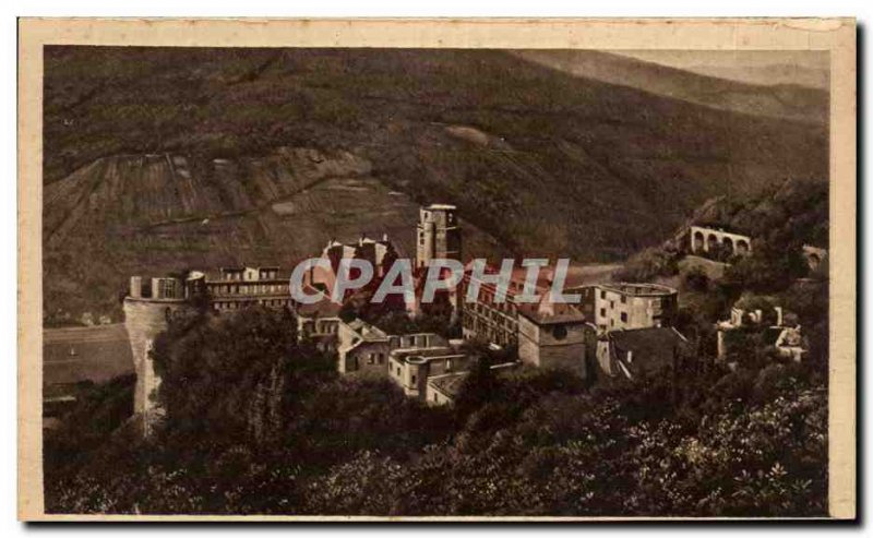 Postcard Old Heidelberg Das Schloos vd Molkenkur aus gesehen