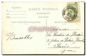 Old Postcard Brussels Courthouse Panorama