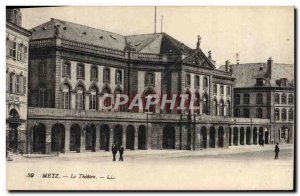 Postcard Old Theater Metz