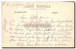 Old Postcard Belfort Tower Miotte