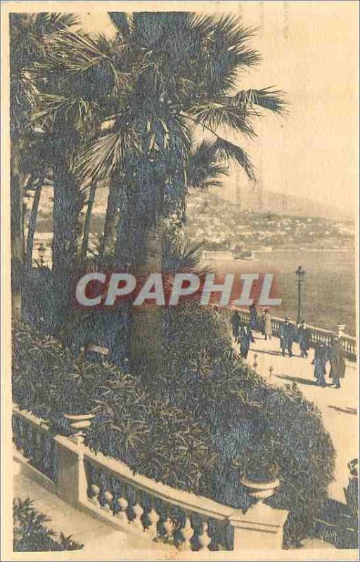 Old Postcard La Douce France French Riviera Monte Carlo La Terrasse du Casino