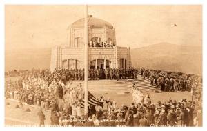 Oregon  Multnomah , County Vista House Dedication Ceromony, RPC  