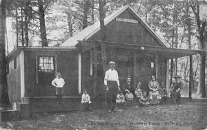 Littleton Massachusetts Camp Hayward Lake Warren Family Antique Postcard K14920