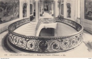 CHANTILLY, France, 1910-1920s, Rampe de l'Rdcalier d'Honneur