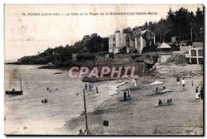 Old Postcard Pornic (Loire-Inf) The Riviera Beach and the Noeveillard Sainte ...