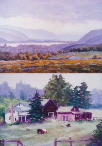 Mill Art Center Honeoye Falls NY, New York - Hemlock Lake Mendon Farm Paintings