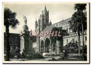 Palermo Cathedral Modern Postcard Statue St. Rosalie