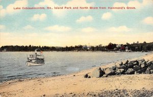 Lake Cobbosseecontee Maine Island Park North Shore Hammond's Grove 1910s Vintage