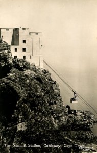 South Africa - Cape Town. Summit Station, Cableway.  *RPPC