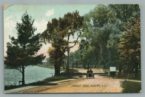 AUBURN NY OWASCO ROAD ANTIQUE POSTCARD