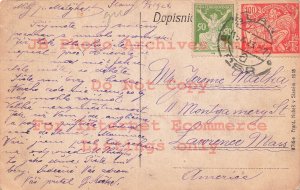 Czech Republic, Slany, Street Scene, Aerial View