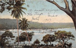 Port Antonio, Jamaica Harbor Jamaica 1907 