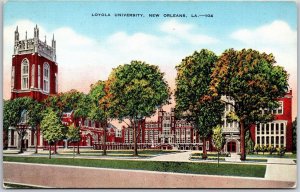 Loyola University New Orleans Louisiana LA Educational Buildings Postcard