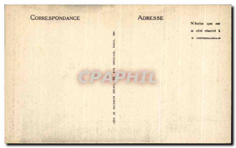 Old Postcard Candes Church