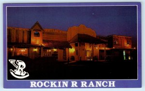 MESA, Arizona AZ ~ Theme Park ROCKIN R RANCH Restaurant Entertainment Postcard