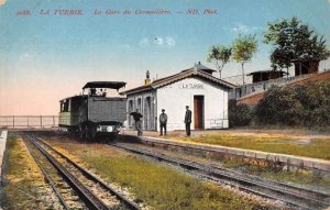 La Turbie France La Gare du Cremaillere Train Station Vintage Postcard AA50923