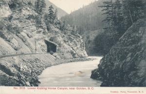 Railroad Tunnel Lower Kicking Horse Canyon - Golden BC, British Columbia, Canada