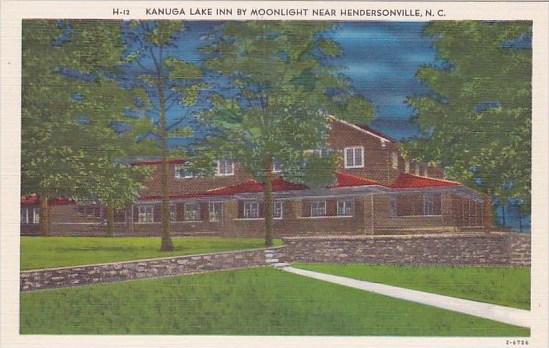 Kanuga Lake Inn By Moonlight Near Hendersonville North Carolina