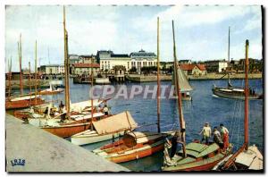 Modern Postcard Deauville Yacht Basin and the Casino of Trouville