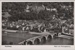 Germany Postcard - Heidelberg - Blick Vom Philosophenweg  RS30273