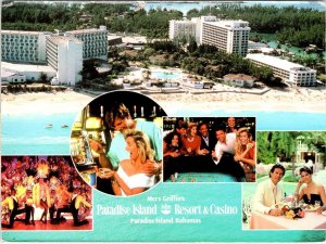 Paradise Island, Bahamas MERV GRIFFIN'S RESORT HOTEL & CASINO 1991 4X6 Postcard