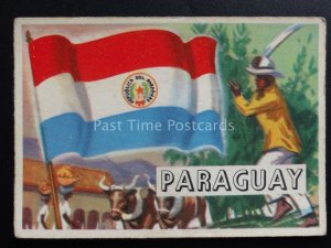 No.57 PARAGUAY Flags of The World - A.& B.C. Gum 1959