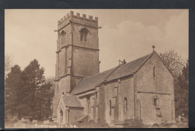 Gloucestershire Postcard - Elkstone Church  RS19223