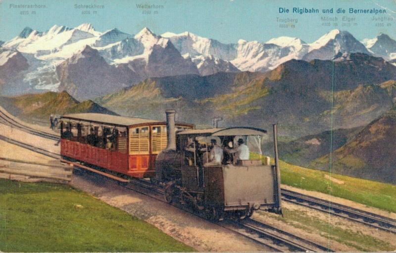 Switzerland - Die Rigibahn Und Die Berner Alpen - 02.91