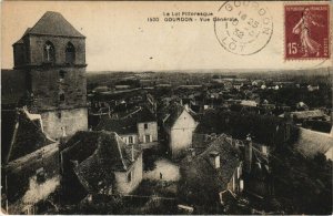 CPA Le Lot Illustre GOURDON - vue Generale (122960)