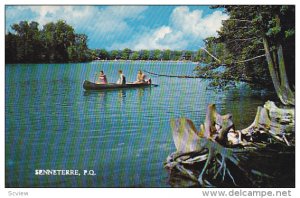 Row Boat in the water, Senneterre, Province of Quebec, Canada, PU-1977