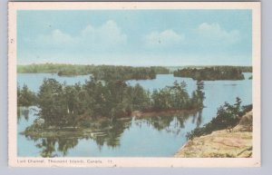 Lost Channel, Thousand Islands, Ontario, Vintage 1955 PECO Postcard