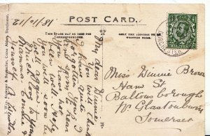 Genealogy Postcard - Family History - Brown - Near Glastonbury - Somerset  U3084