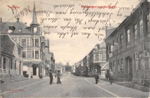 FREDERICIA DENMARK DANEMARK PRINSESSEGADE MED VOLDMOLLEN  POSTCARD c1907