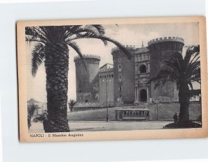 Postcard Il Maschio Angioino, Naples, Italy