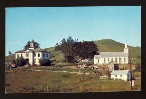 Bodega, California/CA Postcard, St Theresa'a Church, Hitchcock's The Birds