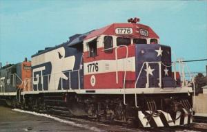 Grand Trunk Western GP38 Locomotive 1776 At Royal Oak Michigan 13 December 1975