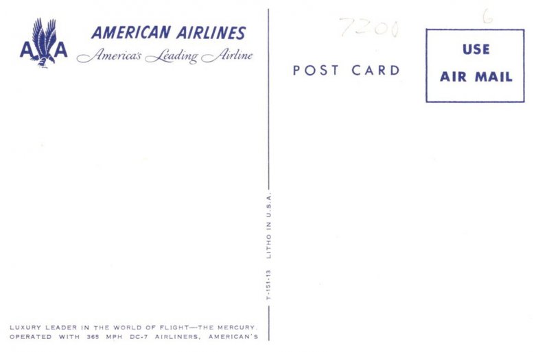 American AIrlines  DC 7
