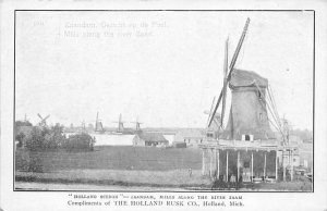 Holland Rusk Co.: Mills Along the River Zaam The Dainty Dutch Delicacy, Wisco...