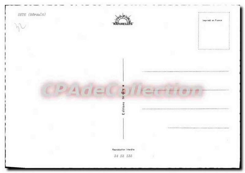 Modern Postcard Sete