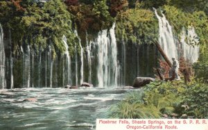 Vintage Postcard 1910's Mosbrae Falls Shasta Springs Oregon-California Route