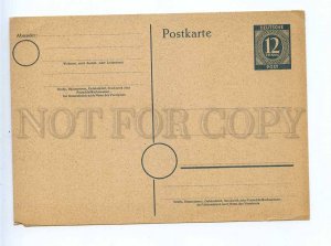 196078 GERMANY ALLIED OCCUPATION ZONE 1946 year postal card