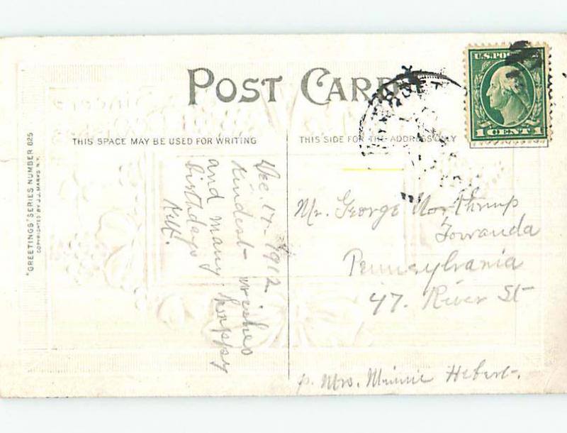 Divided-Back st. patrick PINK RIBBON AND SMALL HOUSE o4953