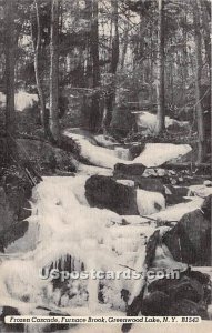 Frozen Cascade, Furnace Brook - Greenwood Lake, New York NY  