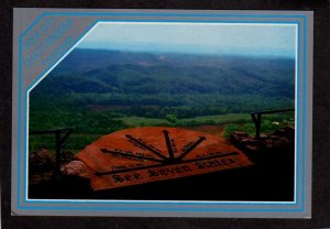 TN Rock City Marker 7 States Chattanooga Tennessee Postcard Lower's Leap