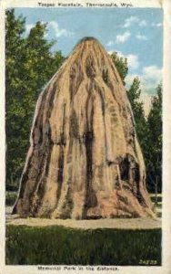 Teepee Fountain - Thermopolis, Wyoming WY  