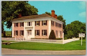 Nauvoo Illinois 1960s Postcard Joseph Smith's Mansion House