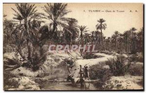 Old Postcard Tunisia Oasis Tozerur