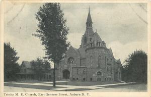 Auburn NY~Trinity United Methodist Episcopal Church~East Genesee St~1910