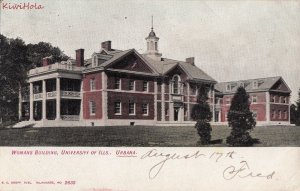 Postcard Woman's Building University of Illinois Urbana IL 1907